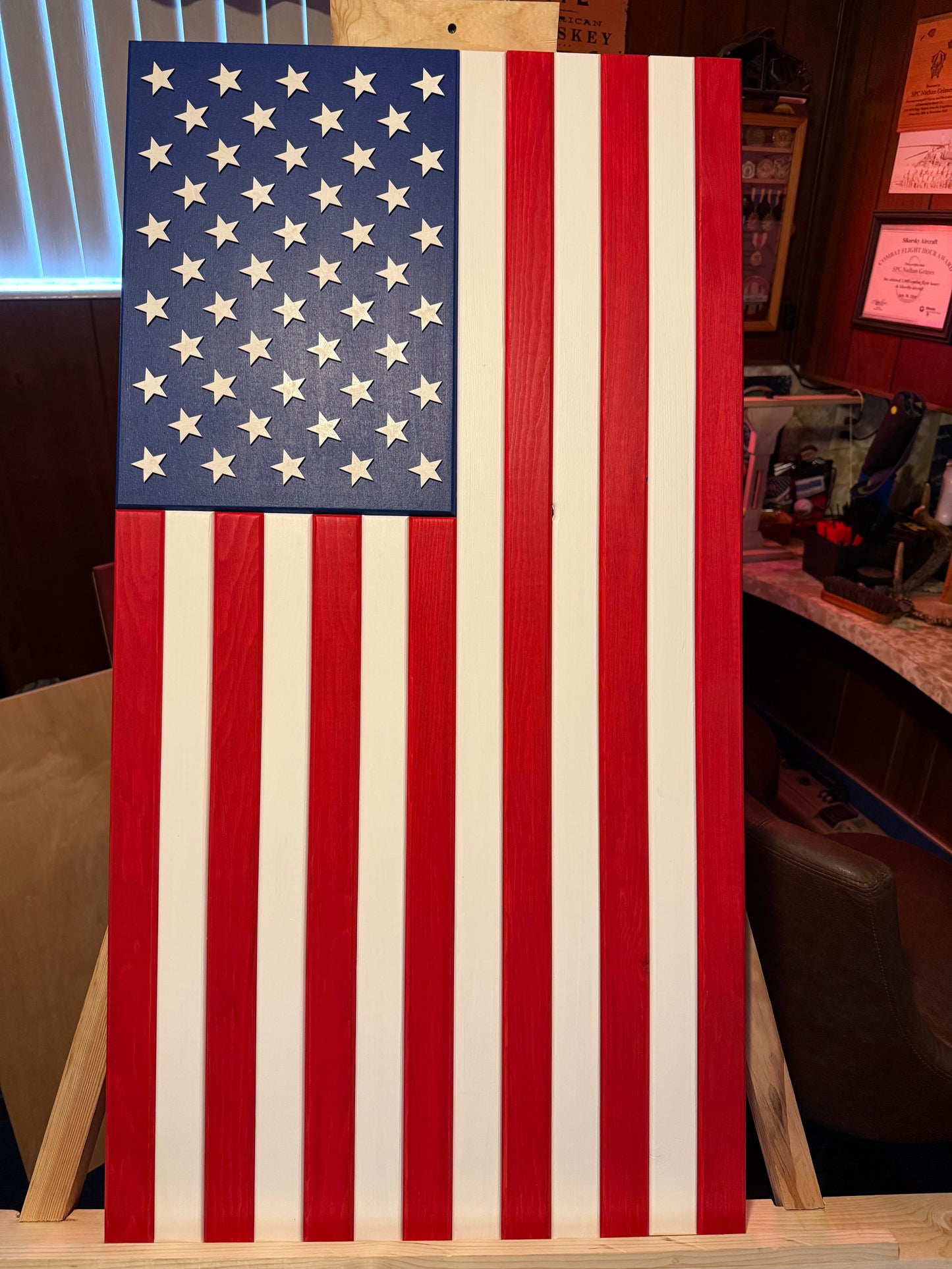 Custom Order2. Vertical left side union flag